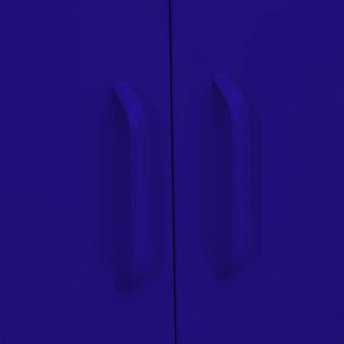 Lady Jillian -  Storage Cabinet Navy Blue 80x35x101,5 cm Steel - Model 3